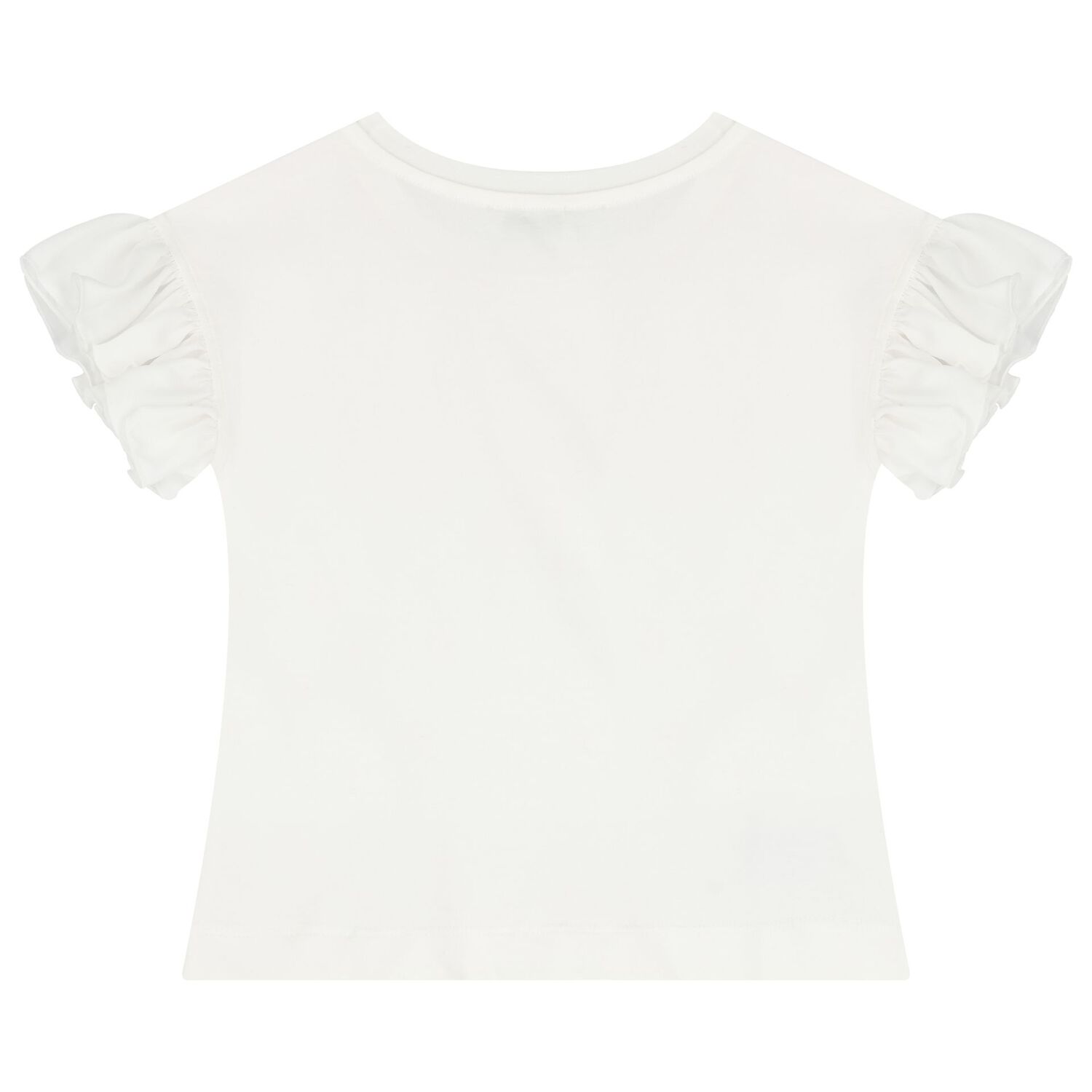 Girls White & Pink Butterfly Skirt Set, 2, hi-res image number null