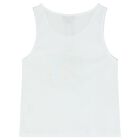 Girls White Logo Turtle Top, 1, hi-res
