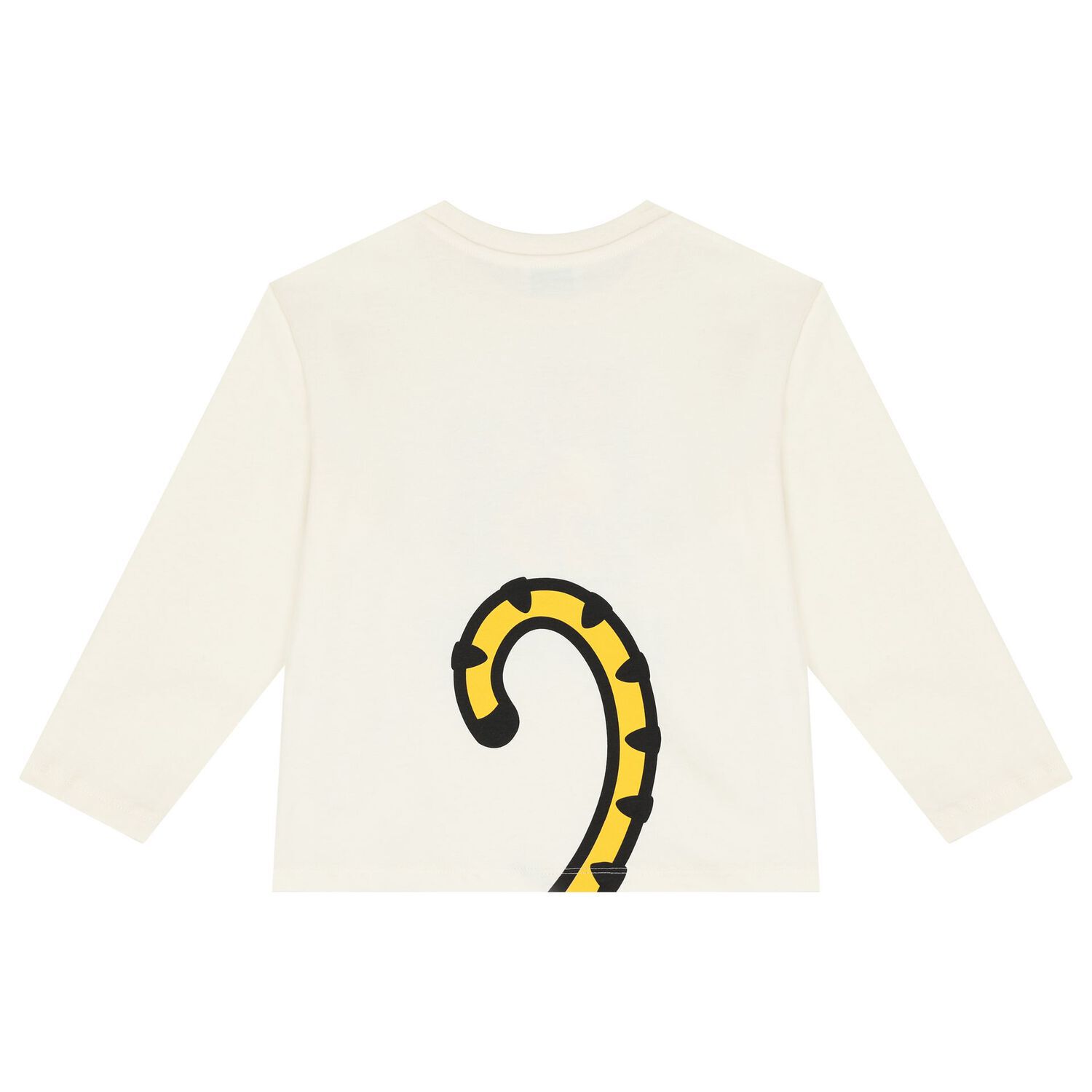 Ivory Tiger Logo Long Sleeve Top, 1, hi-res