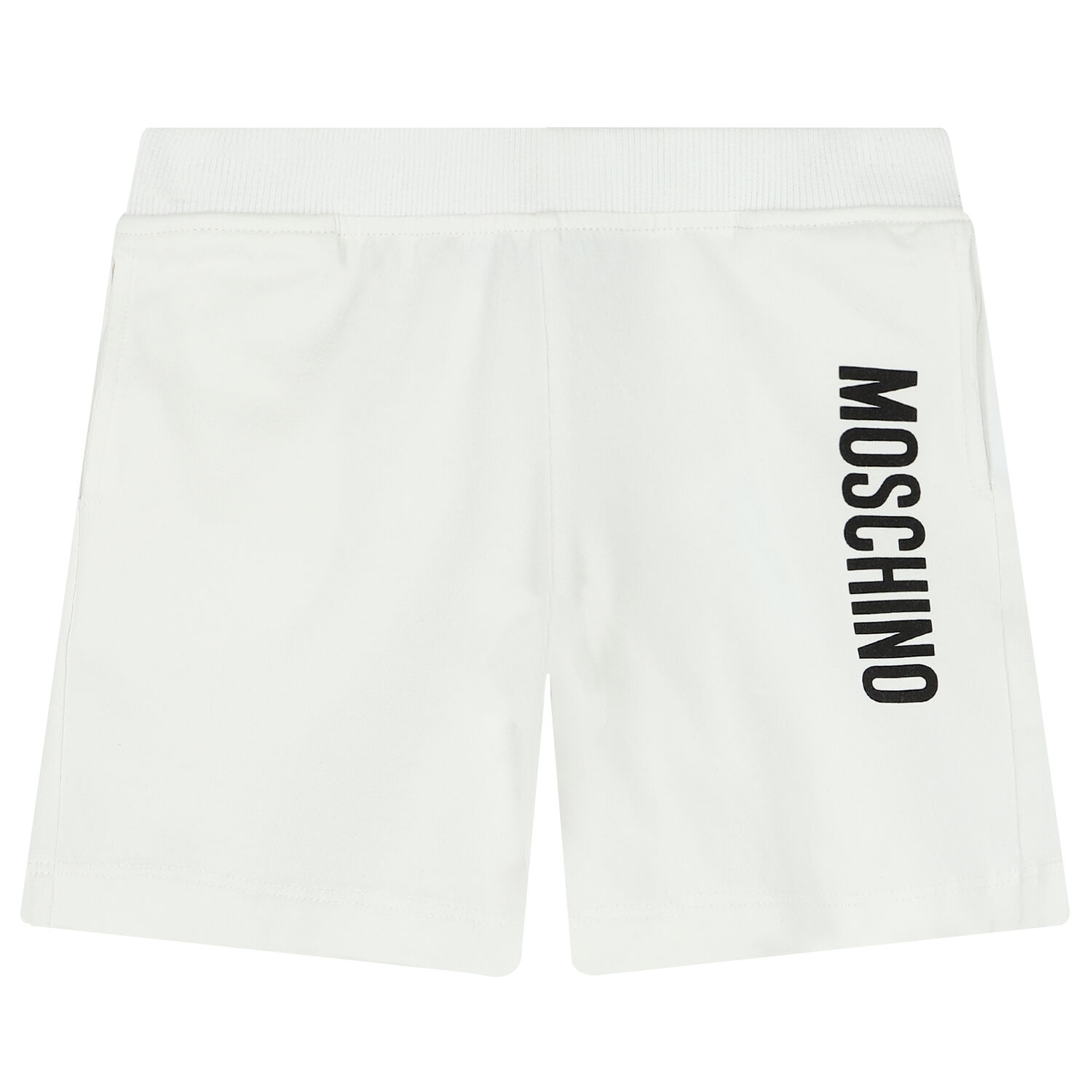 White Logo Shorts, 1, hi-res