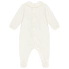 Ivory Teddy Bear Logo Babygrow Gift Set, 1, hi-res