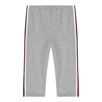 Gucci Baby Grey Web Striped Joggers, 1 Baby Grey Web Striped Joggers