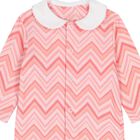 Baby Girls Pink Zig Zag Babygrow, 5, hi-res