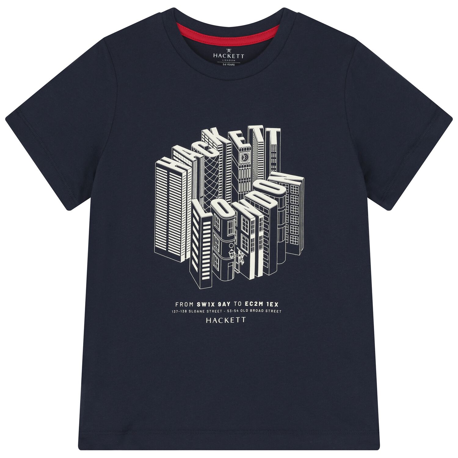 Boys Navy Blue Logo T-Shirt, 2, hi-res