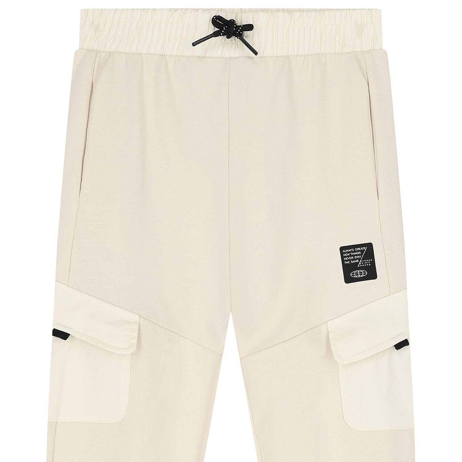 Boys Ivory Cargo Joggers, 1, hi-res image number null