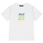Boys White T-Shirt, 2, hi-res