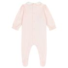 Baby Girls Pink Floral Babygrow, 1, hi-res