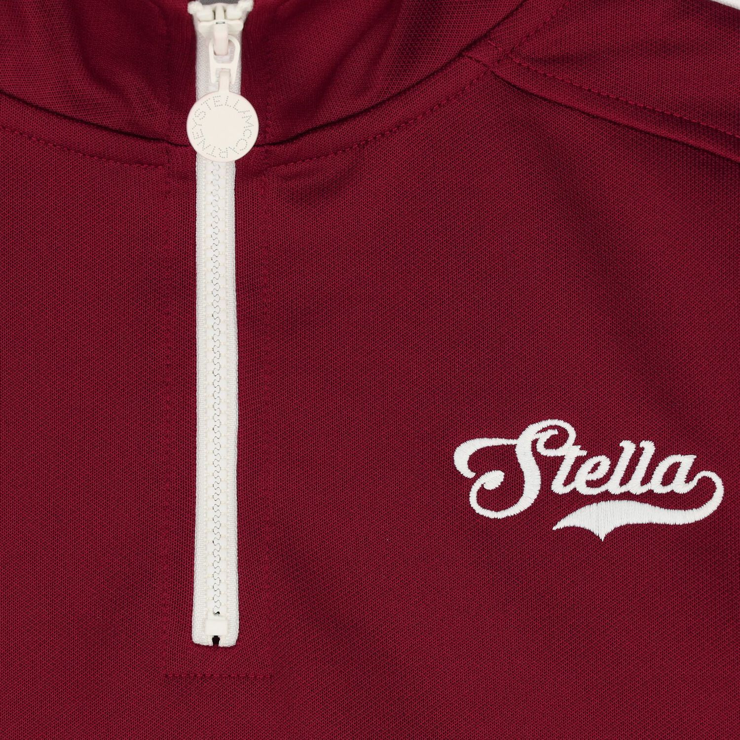 Girls Burgundy Logo Sweatshirt, 1, hi-res