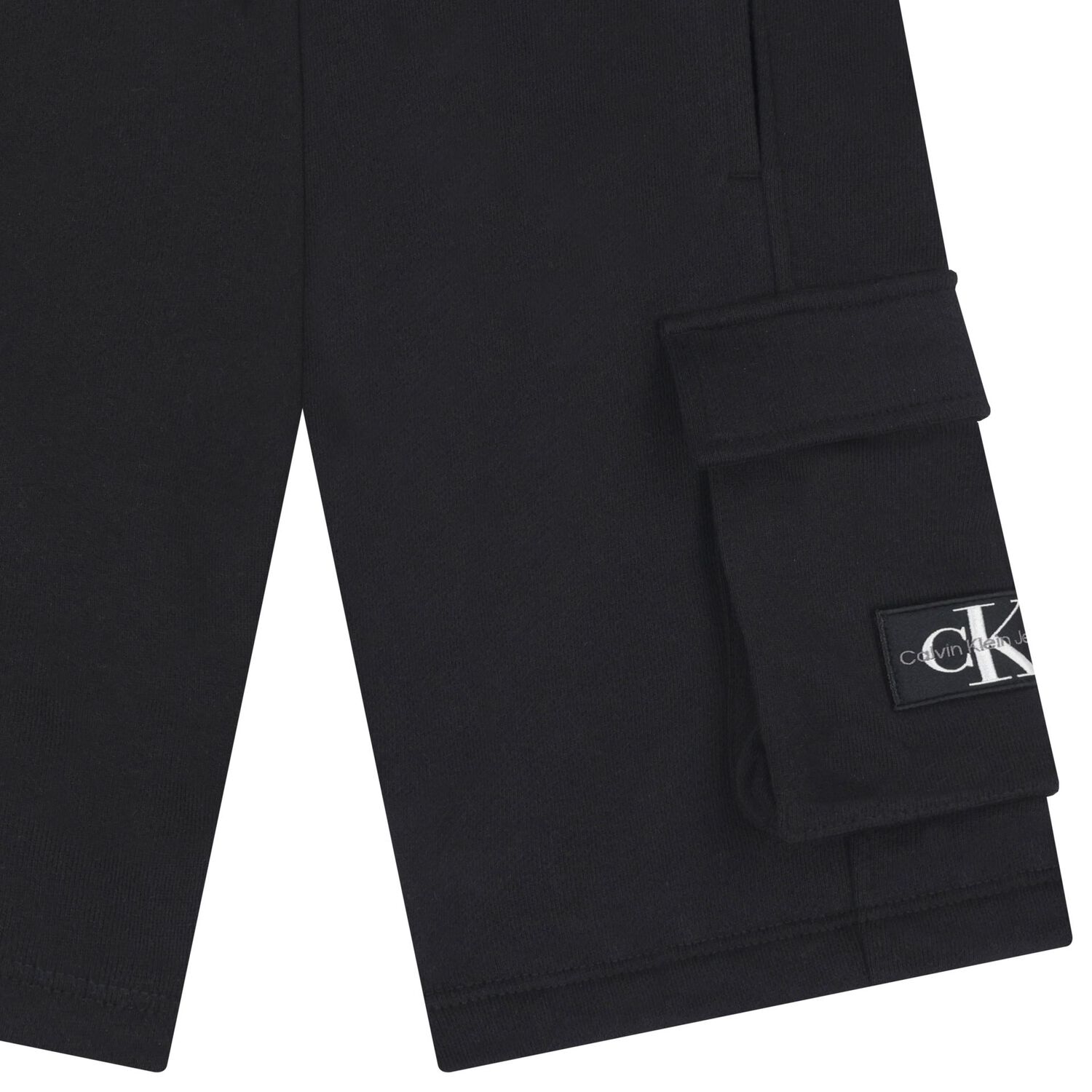 شورت اولاد بالشعار باللون الاسود , 1, hi-res