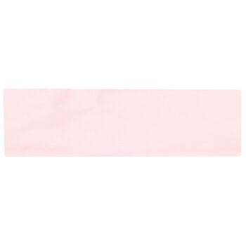 Baby Girls Pink & Gold Bow Logo Headband
