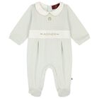 طقم أولاد هدايا أفرول بالشعار باللون   الأزرق, 1, hi-res