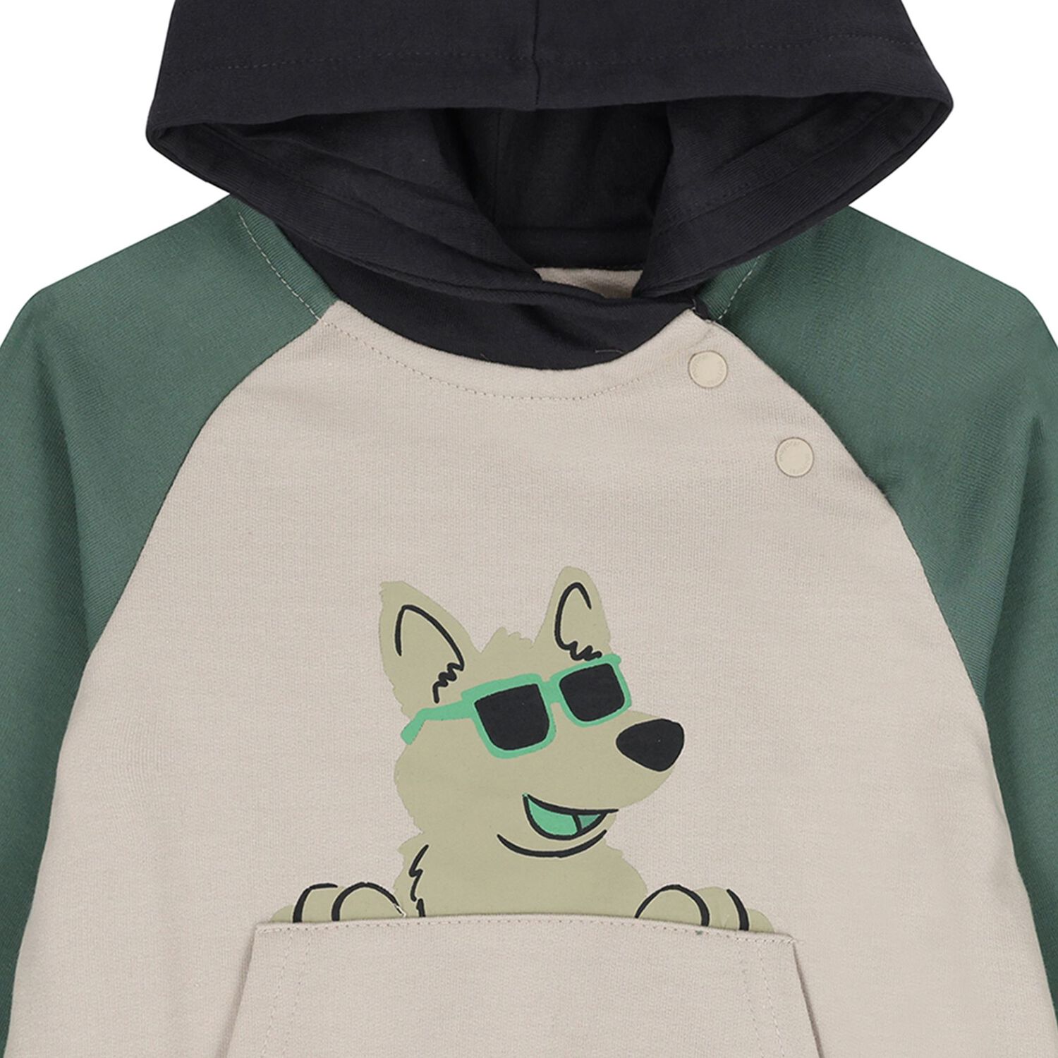 بدله رياضيه للاولاد باللون الاخضر والبيج والكحلى ( 3 قطع ), 3, hi-res