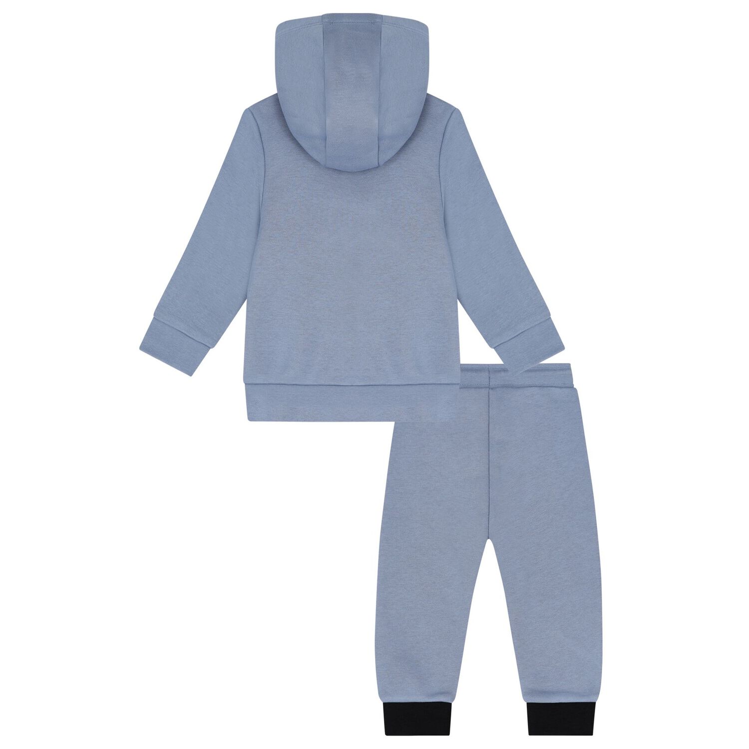 Younger Boys Blue & Black Logo Tracksuit, 1, hi-res