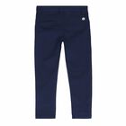 Boys Navy Blue Linen Trousers, 1, hi-res