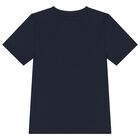 Boys Navy Blue Logo T-Shirt, 4, hi-res