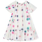 فستان بنات مكشكش باللون الأبيض, 1, hi-res