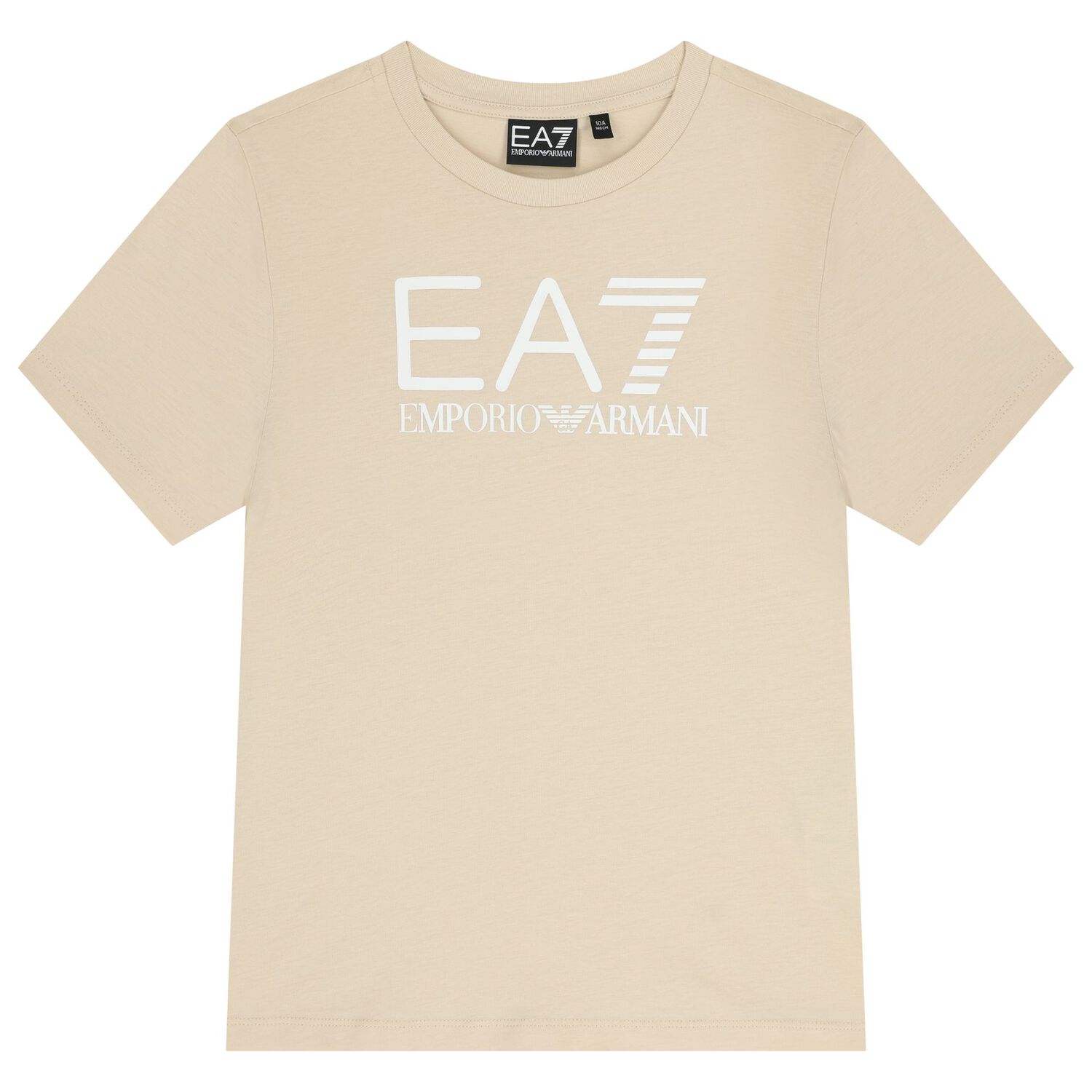 طقم شورتات للأولاد باللونين البيج والأسود مع شعار, 5, hi-res