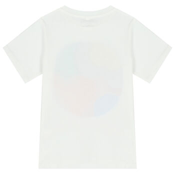 Girls White Logo T-Shirt