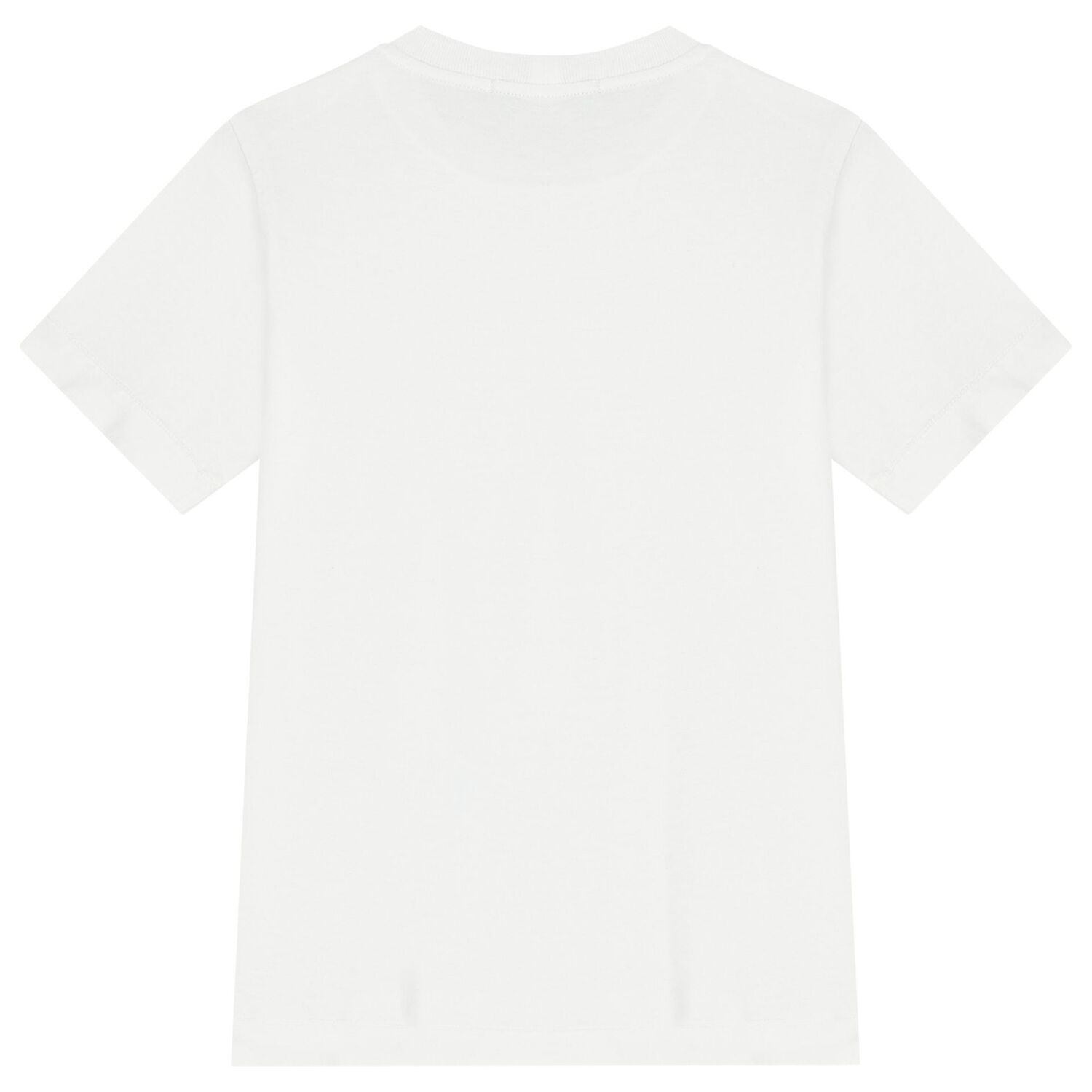 Boys White Logo T-Shirt, 1, hi-res image number null