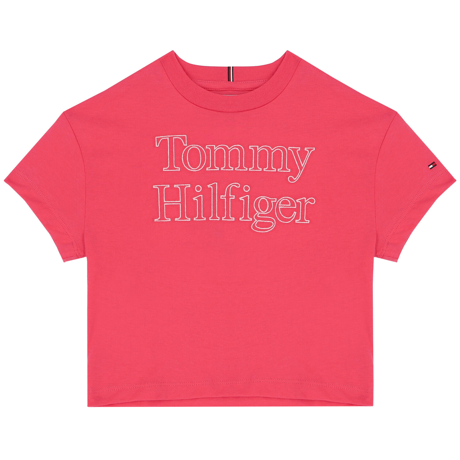 Girls Pink Logo T-Shirt, 1, hi-res