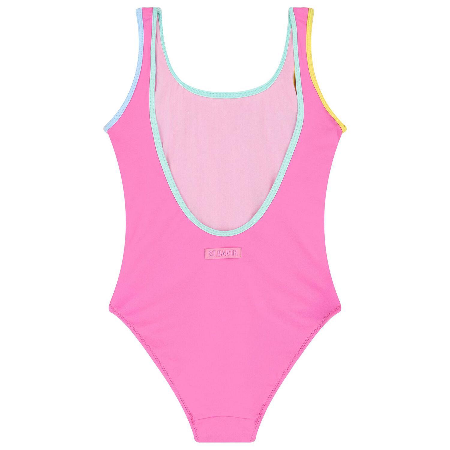 Girls Pink Logo Swimsuit, 1, hi-res image number null