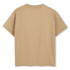 Boys Beige Logo T-Shirt, 1, hi-res