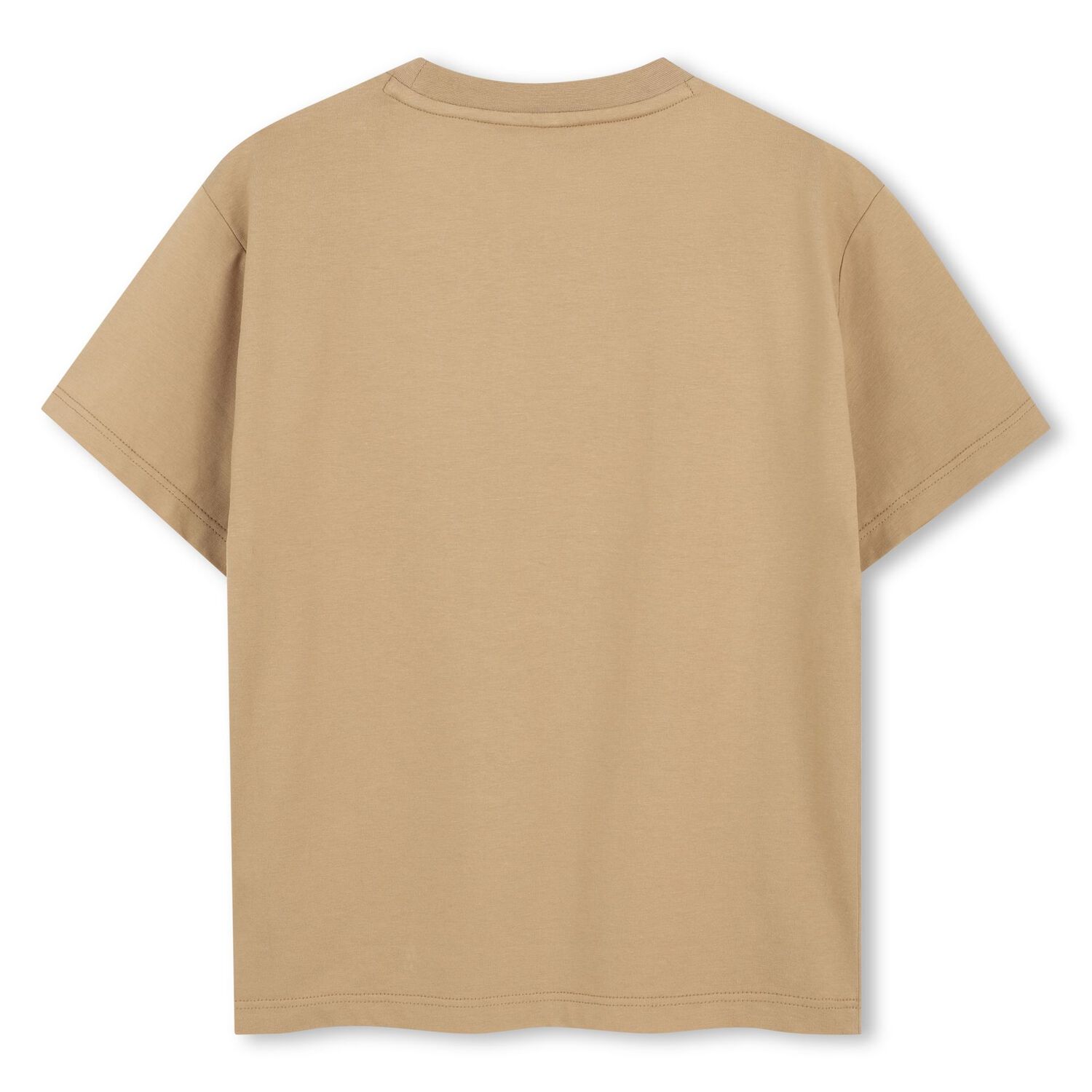 Boys Beige Logo T-Shirt, 1, hi-res
