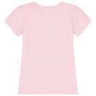 Girls Pink Logo T-Shirt, 1, hi-res