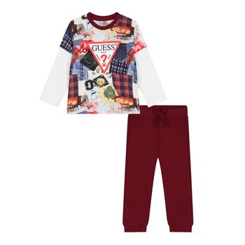 Baby Boys Mult-Coloured Logo Joggers Set