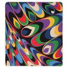 Baby Girls Black & Purple Onde Blanket, 1, hi-res