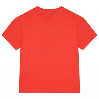Boys Red Octopus T-Shirt