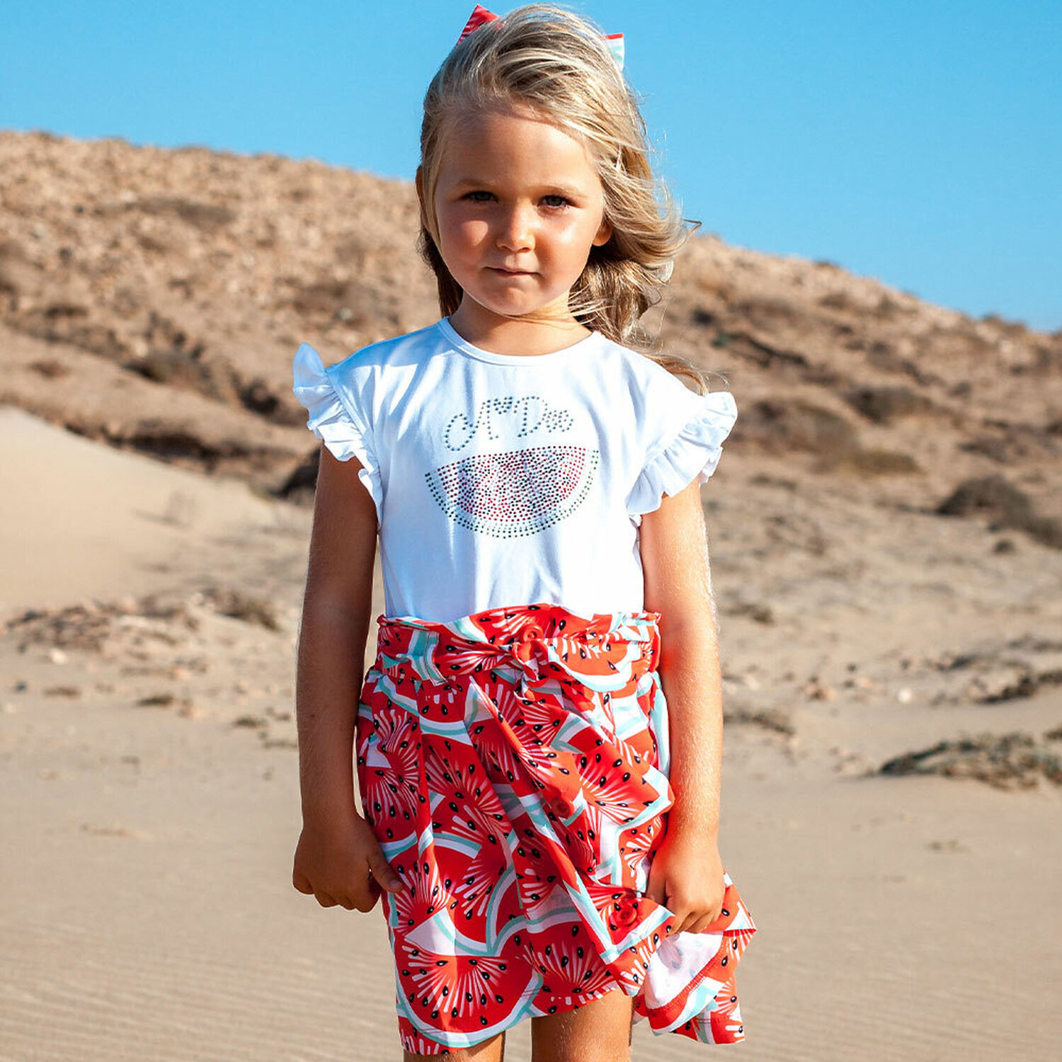 فستان عيد باللون الأبيض والأحمر , 1, hi-res