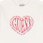 فستان بناتي بشعار أبيض, 1, hi-res