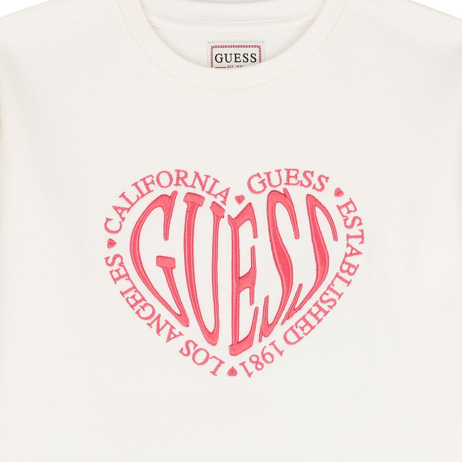 فستان بناتي بشعار أبيض, 1, hi-res image number null