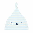 Baby Boys Blue & White Hat, 1, hi-res