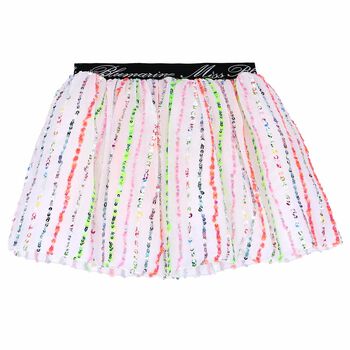 Girls Multi-color Sequin Skirts