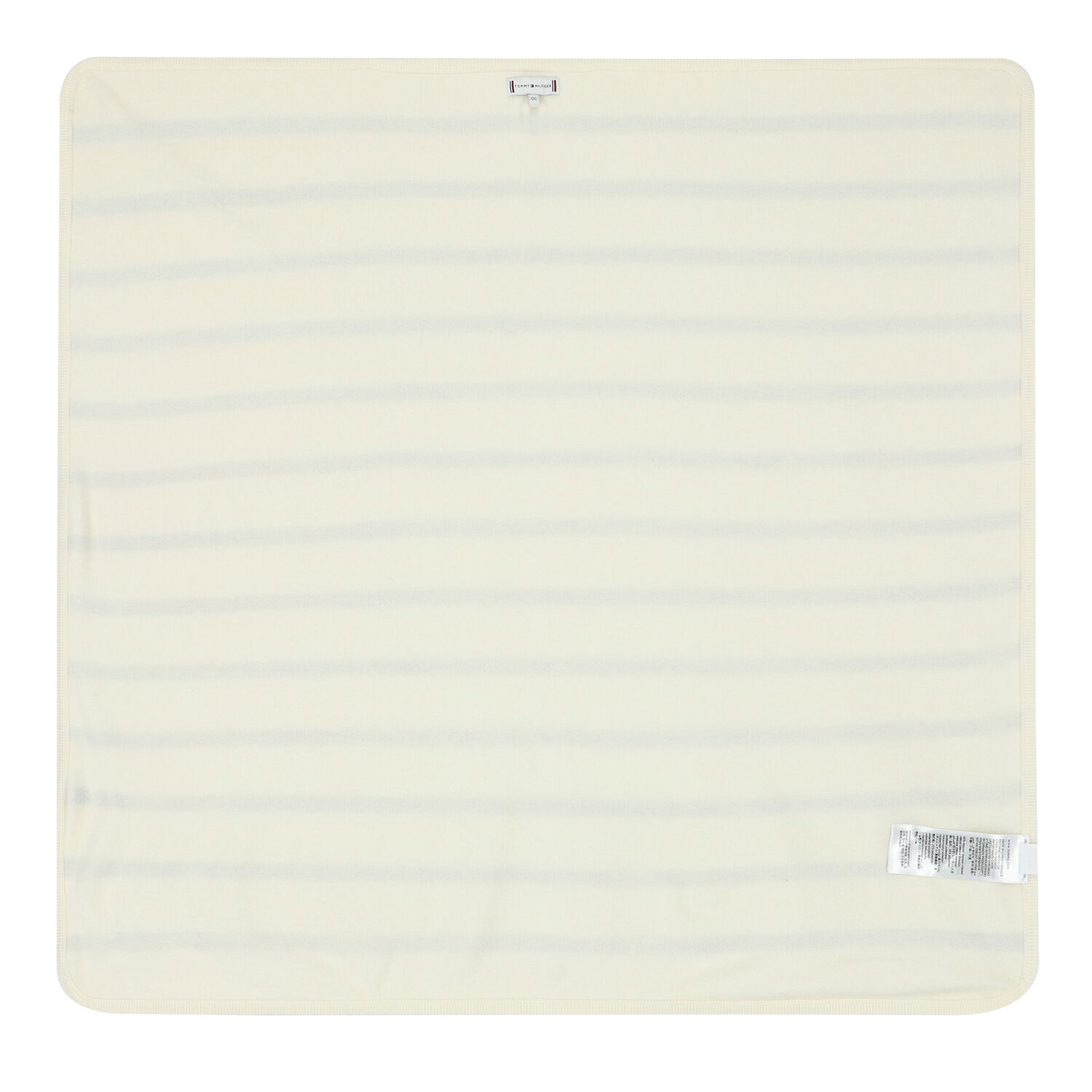 بطانية مخططة باللون العاجي والأسود, 1, hi-res