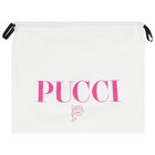 بطانية قطنية باللون وردية بطبعة زهرة الأوركيد للبنات الصغار (86 سم), 1, hi-res