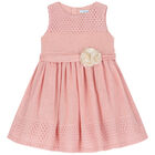 Girls Pink Special Occasion Dress, 1, hi-res