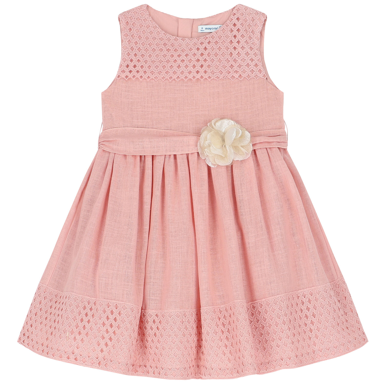 Girls Pink Special Occasion Dress, 1, hi-res image number null