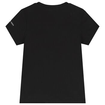 Girls Black Logo T-Shirt