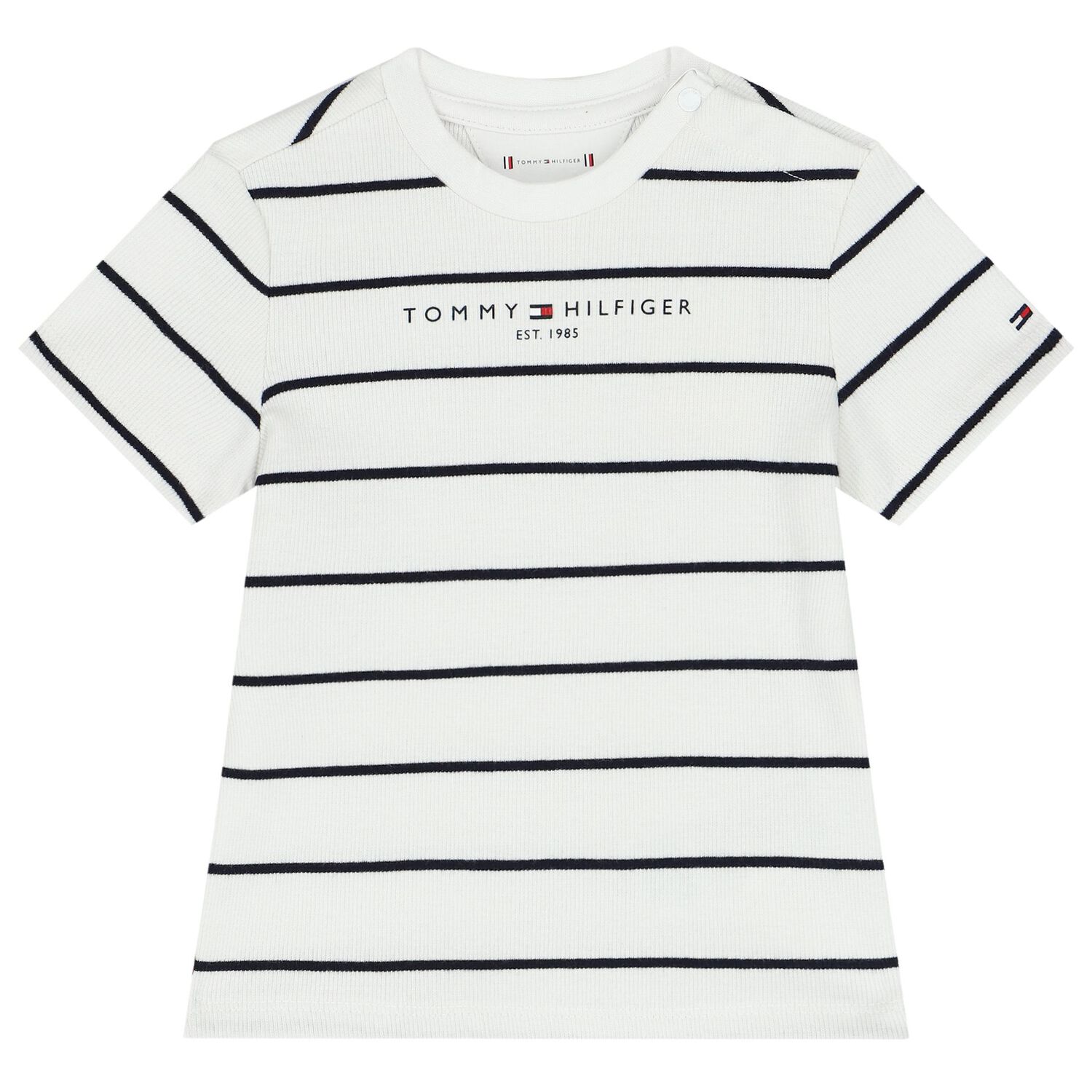 طقم أولاد شورت بالشعار باللون الأبيض, 1, hi-res image number null