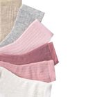 مجموعه جوارب بنات باللون البيج والعاجى والوردى ( 6 قطع ), 4, hi-res