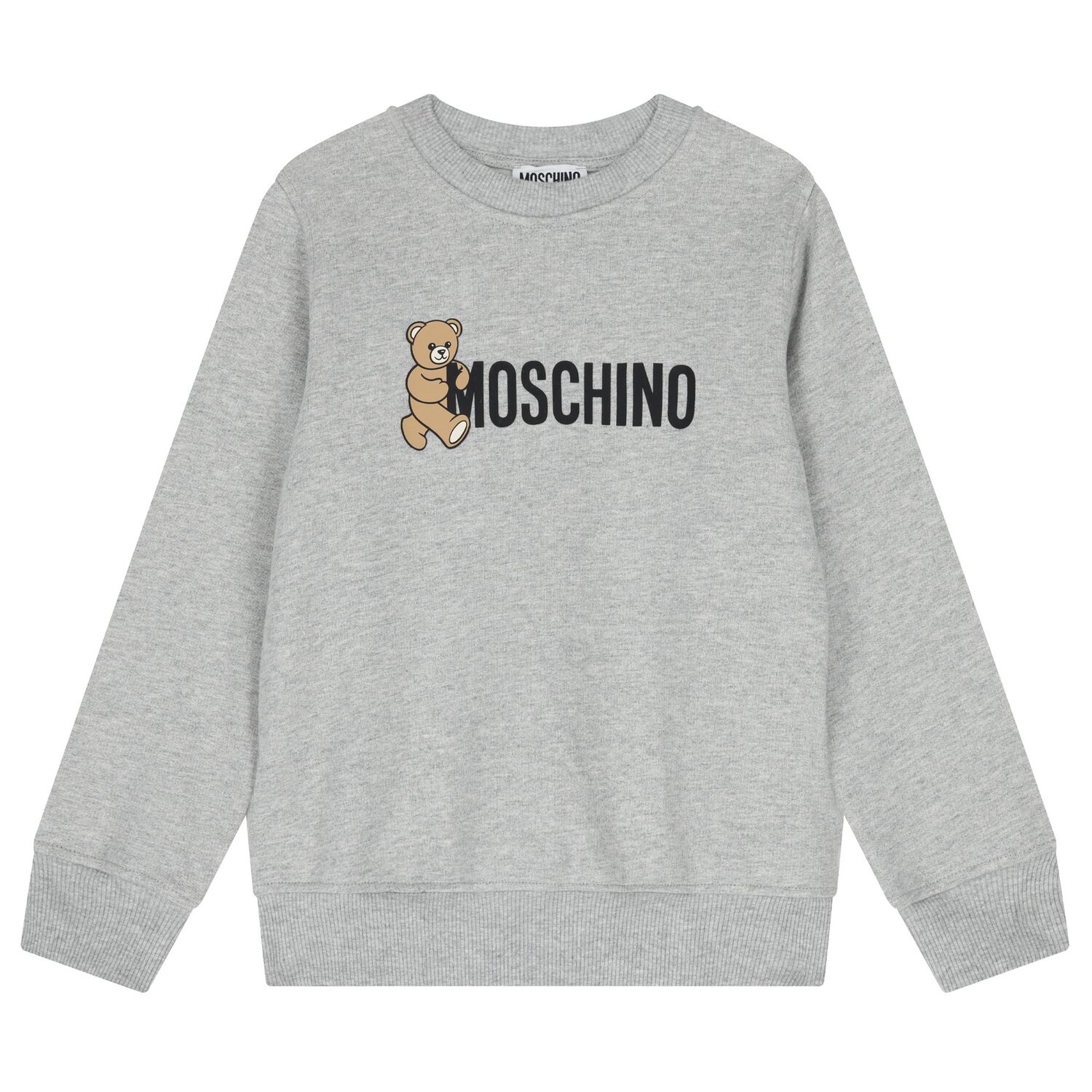 Grey Teddy Bear Logo Sweatshirt, 7, hi-res image number null