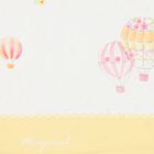 Baby Girls White & Yellow Hot Air Balloon Blanket, 1, hi-res