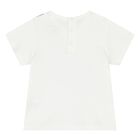 طقم شورت أولاد بالشعار باللون الابيض والازرق, 1, hi-res