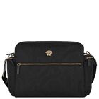 Black Medusa Logo Baby Changing Bag, 1, hi-res