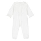 Girls White Babygrow, 1, hi-res