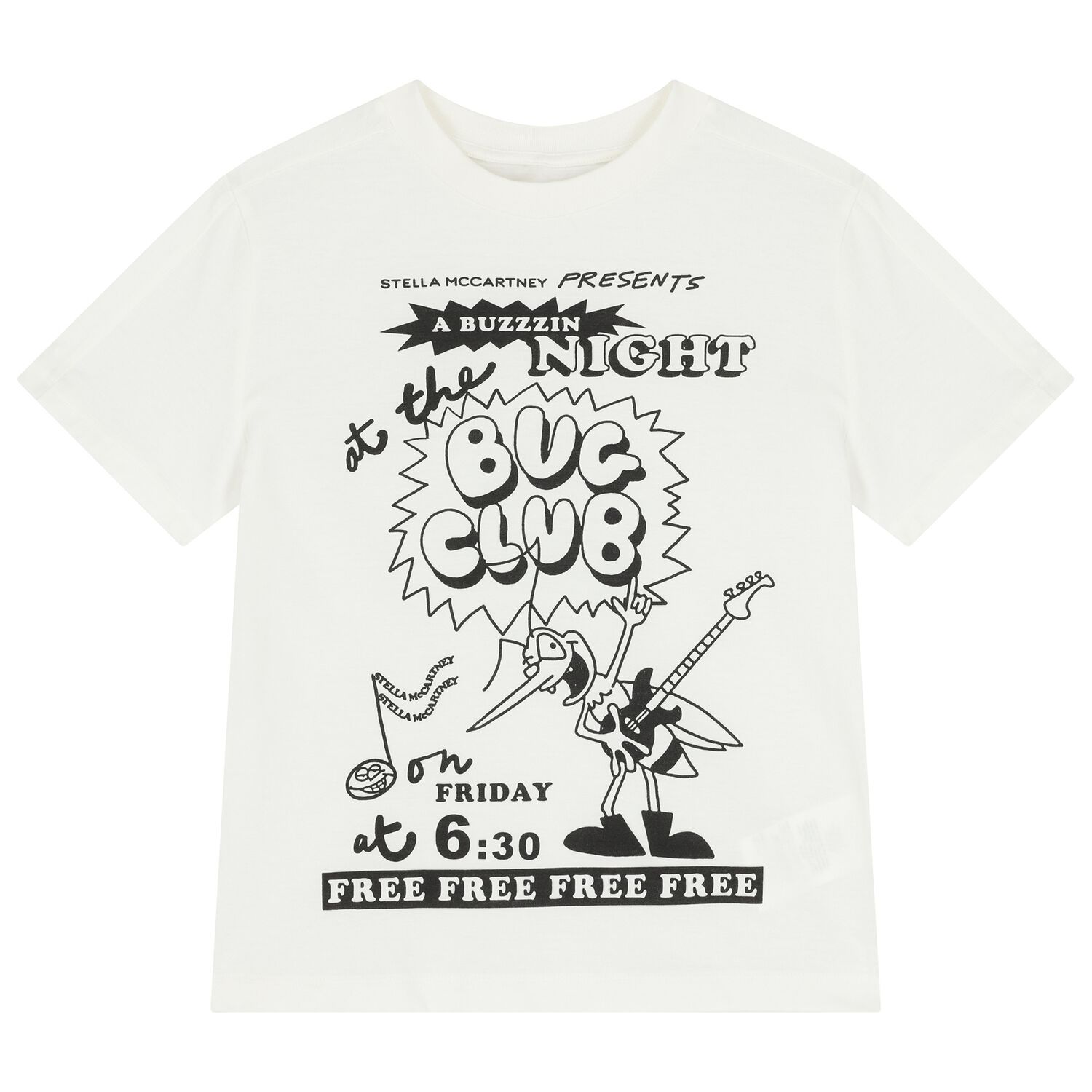 Boys Ivory Bug Club T-Shirt, 1, hi-res