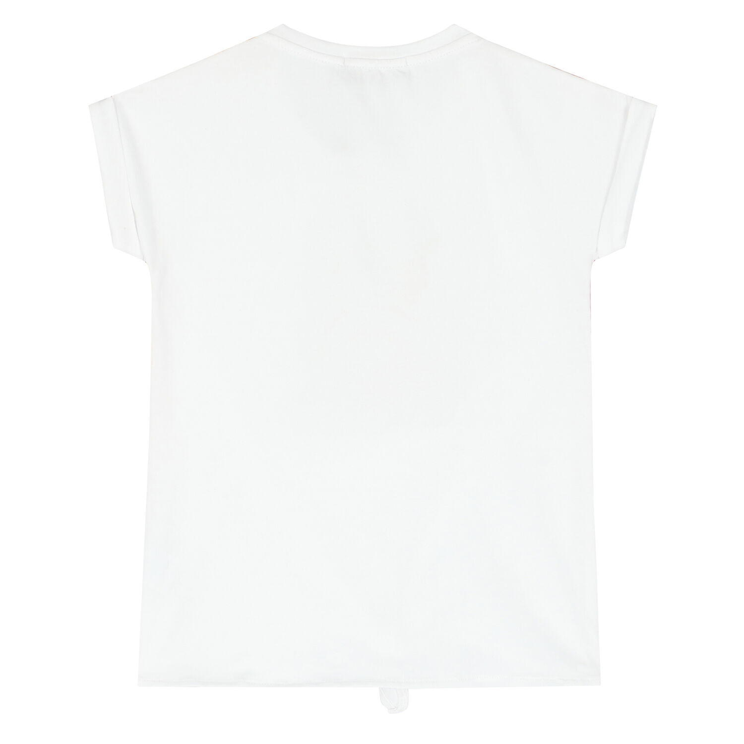 Girls White Logo T-Shirt, 1, hi-res